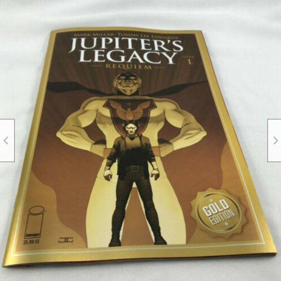 Jupiter's Legacy Requiem #1 Image Comic Retailer Gold Foil Variant Cover 2021 - Picture 1 of 3